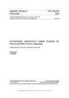NTP 350,037-2007 EXTINTORES PORTÁTILES SOBRE RUEDAS DE POLVO QUIMICO SECO Requisitos 2a ed.pdf