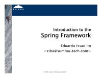 Introduction to Spring Framework (presentation - 143 slides).pdf