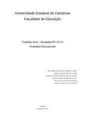 Síntese Avaliação Educacional.doc