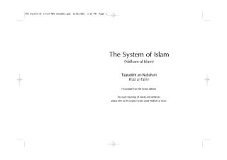 English-Nidlom al Islami.pdf